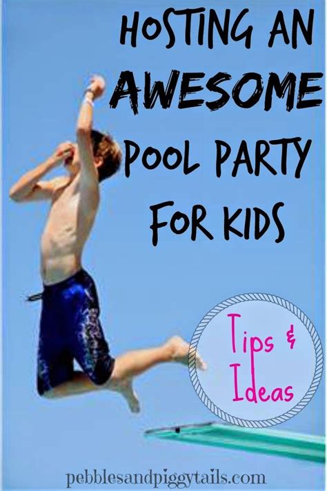 A pool party is a celebration that includes activitites in a swimming pool for guests.the party can be a wet and wild time if children are invited to the 2. Pin on Kids Korner