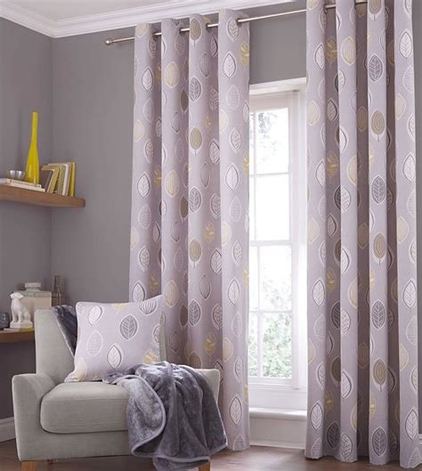 The patterns are made by the technology of jacquard that can make the patterns more vivid and the color does not easy to fade. Skandi Leaves Curtains are a Cotton Rich Eyelet Curtain ...