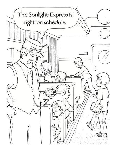 Polar express coloring pages image result for polar express train coloring page train. 28 best Son light express images on Pinterest | Sunday ...