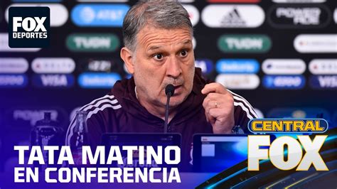 Además de arteaga, josé juan macías tampoco estará disponible para tokio 2020. Selección Mexicana: Gerardo Martino en conferencia de ...