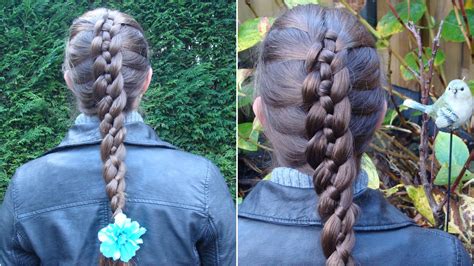 Off shoulder top with denim will go well. DIY 4 strand Dutch braid tutorial - YouTube