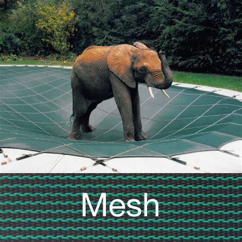 Stainless steel framework and nylon mesh color: Loop-Loc - 10 x 20 Green Mesh Rectangle Safety Cover for ...