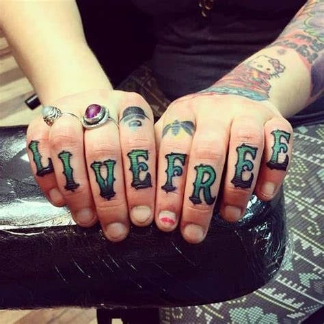 Initial tattoos can be worn by both men and women. 92 Badass Knuckle Tattoos That Will Make You Proud