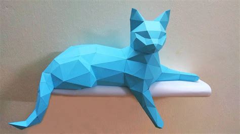 Instructions for folding an origami cat. Handmade Origami - Gấp con mèo bằng giấy - 3D origami cats ...