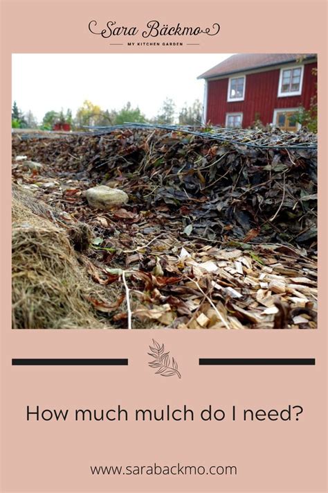They are 20 inches across at the top and get smaller as they go down. How much mulch do I need? | Mulch, Kitchen garden, Mulching
