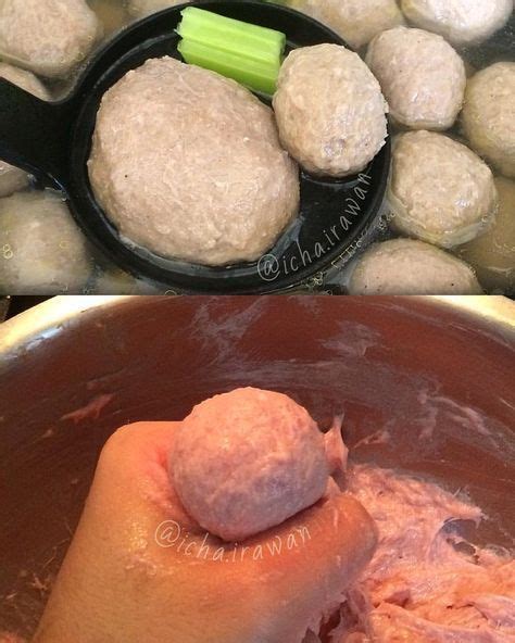 Cara membuat bakso goreng dari daging ayam dan terasi. Resep Bakso Daging Bahan: 1/2 kg daging giling halus 1sdm ...