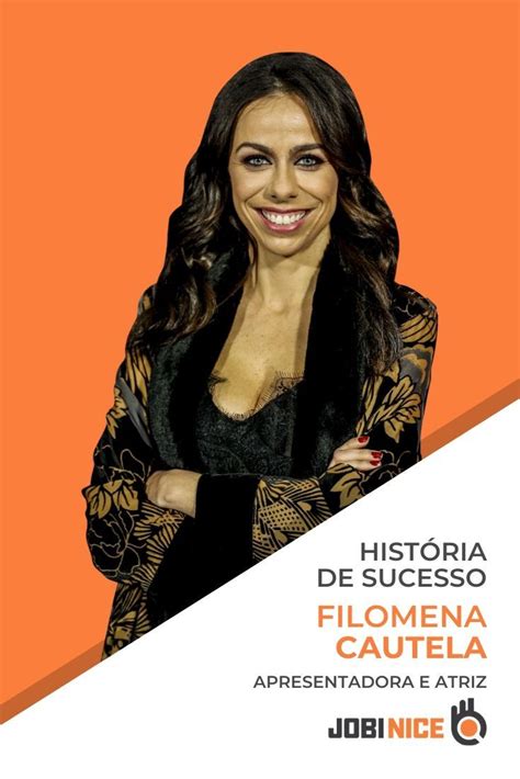 Filomena continued acting for both theatre and cinema whilst her television presenter career took her. Filomena Cautela | História de sucesso, Historias de ...