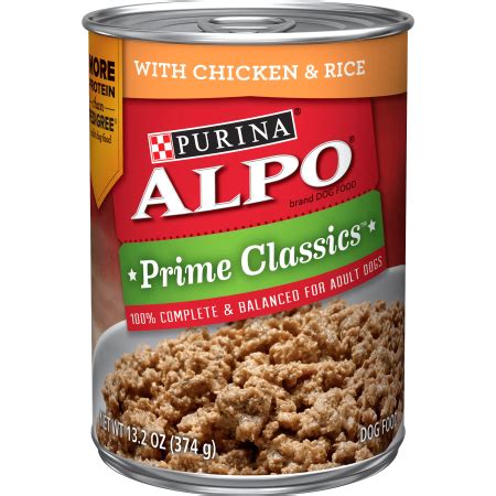 We all love that our dog nucky love loves all of purina mighty dog protein packed variety meals. Purina ALPO Wet Dog Food, Prime Classics With Chicken ...