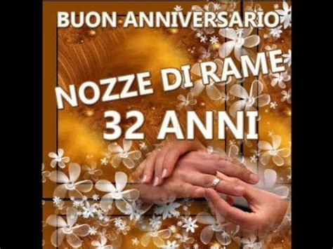 Maybe you would like to learn more about one of these? Buon Anniversario NOZZE DI RAME 32 ANNI di Matrimonio ...