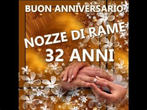 Frasi per anniversario di matrimonio le 60 più belle. Buon Anniversario NOZZE DI RAME 32 ANNI di Matrimonio ...