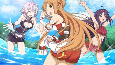 The story is set a couple of years after the events of sword art online, where kazuto kirito kirigaya and his sister suguha meet up with asuna yuuki, rika lisbeth shinozaki, and keiko silica ayano at the sao survivor school. Sword Art Online: Extra Edition Castellano Sub Español ...