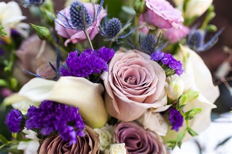 Purple & blue wedding bouquets. Cheap Purple Wedding Bouquets And Flowers