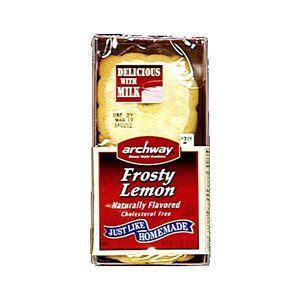 Archway® lemon thins, lemon custard filling, fresh blueberries, powdered sugar, lemon slices. archway frosty lemon cookies-these cookies are amazing and ...