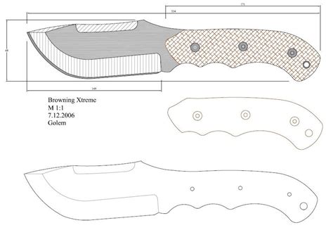 664 likes · 3 talking about this. Plantillas para hacer cuchillos - Taringa! | Knife patterns, Knife template, Handcrafted knife