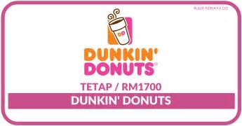 In busy daily lives, dunkin' will be a sweet friend to you. Dunkin' Donuts • Kerja Kosong Kerajaan