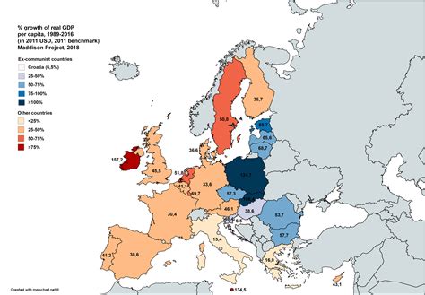 In depth view into european union gdp including historical data from 1960, charts and stats. Growth of real GDP per capita (in 2011 USD) in EU ...