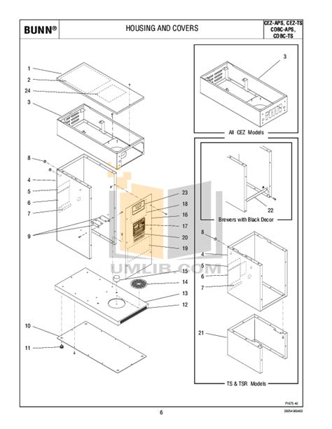 Bunn sru manual is a part of official documentation provided by manufacturing company for devices consumers. PDF manual for Bunn Coffee Maker CDBC