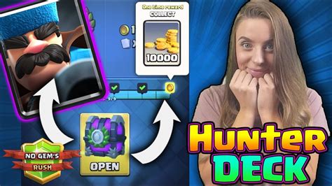 Rdu hunter guide (rush hunter deck). NO Gem's RUSH - CLASH ROYALE POLSKA - HUNTER DECK - Arena ...