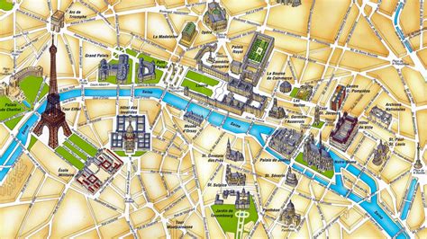 Benutzen sie die pfeile, um die karte zu scrollen. paris_map.jpg (1600×900) | Paris sehenswürdigkeiten, Paris ...