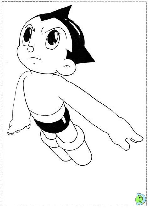 Tezuka has a gold standard from which different characters are born. Astro Boy Coloring page- DinoKids.org