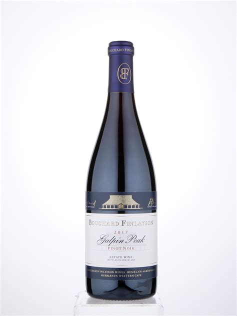 In contrast to previous vintages, the '17 exhibits cooler climate characteristics in a. Bouchard-Finlayson Galpin Peak Pinot Noir,2017