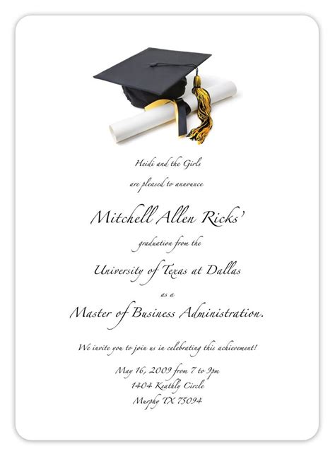 Available for pc, ios and android. Graduation Invitation Templates With A Variety Of Design ...