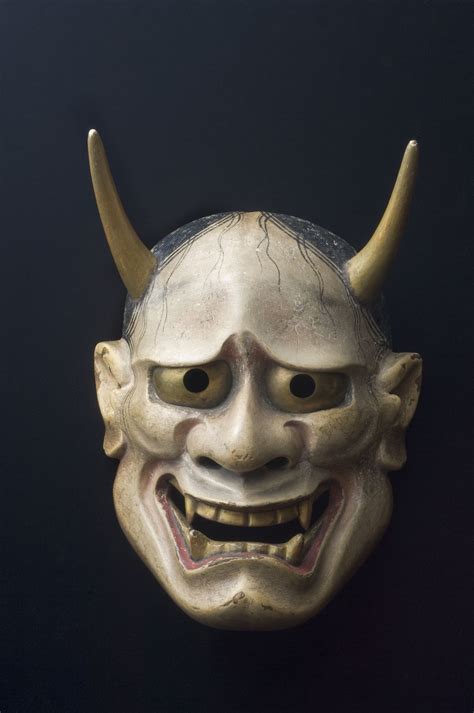 It represents a female demon who is jealous of his peers. Noh Mask | Japanese mask, Noh mask, Japanese noh