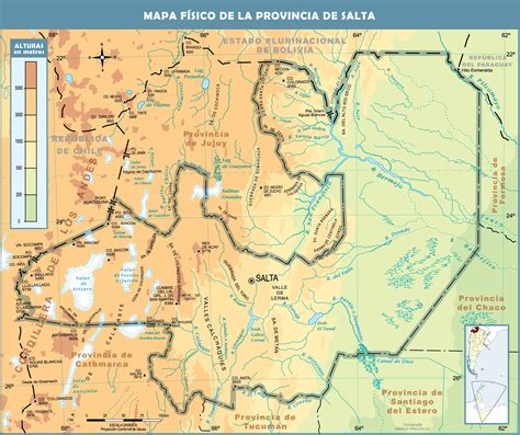 El hotel alcarria está en la zona comercial y de ocio de. Mapa físico de la Provincia de Salta | Gifex