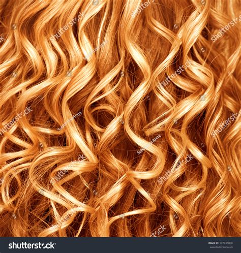 Find over 100+ of the best free hair texture images. Curly Red Hair Closeup Wavy Blond Stock Photo 197436008 ...