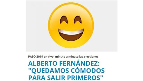 El destape radio es una estación de web portal de noticias. Felicidad en los medio "filo-K": de la carita feliz de ...