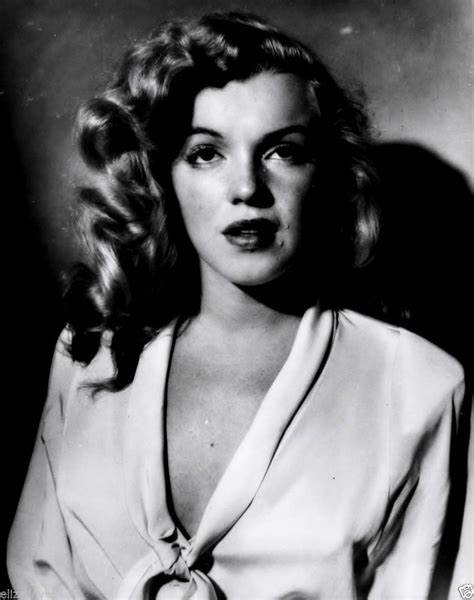 Marilyn monroe is a beauty icon of all time. MARILYN MONROE Young w/ Long Wavy Hair Rare 8x10 Photo ...