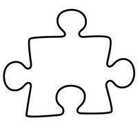 What does a puzzle piece have to do with autism? Puzzle Piece Template | Puzzle piece template, Autism ...