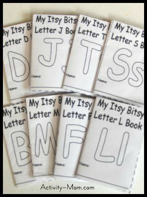 Letter j worksheets for kids this section includes, enjoyable worksheets, free printable homework, letter j worksheets for every age. The Activity Mom - Itsy Bitsy Printable Letter Books - The ...