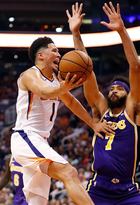 Lakers trounce Suns, earn first win of LeBron James Era - Press Enterprise
