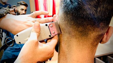 A fade essentially means a transition of lengths and colour on the back haircuts by top left: MENS HAIR CUT | LOW FADE | TUTORIAL | HAIRCUT 2020 ...