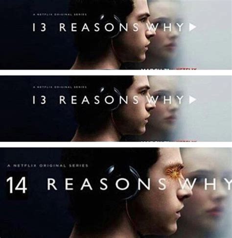 Thirteen reasons why is that book. 14 Reasons Why: 13 Reasons Why : dankmemes