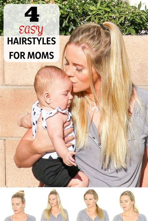 Everyone assumes that when a mom's appearance is disheveled, she's thrown in the towel on caring about her looks. 4 Easy Hairstyles for Stay At Home Moms - LydiaLouise.com ...