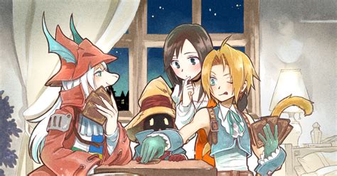 Final fantasy ix was developed alongside final fantasy viii and both were ff9 is definitely still worth playing, and is still a good game overall, but it does not compare to some of the other games. 【FF9】「カードゲーム!」イラスト/captainlee pixiv