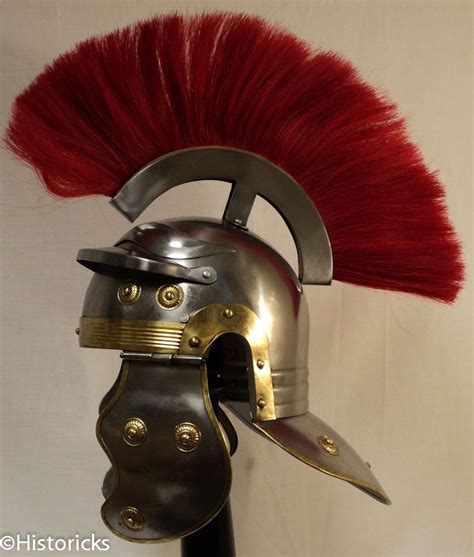 Helmets are among the oldest forms of personal protective equipment and are known to have been worn by the akkadians/sumerians in the 23rd century bc, mycenaean greeks since the 17th century bc, the assyrians around 900 bc, ancient greeks and romans, throughout the middle ages, and up to the end of the 17th century by many combatants. Centurian replica helmet (With images) | Roman helmet ...