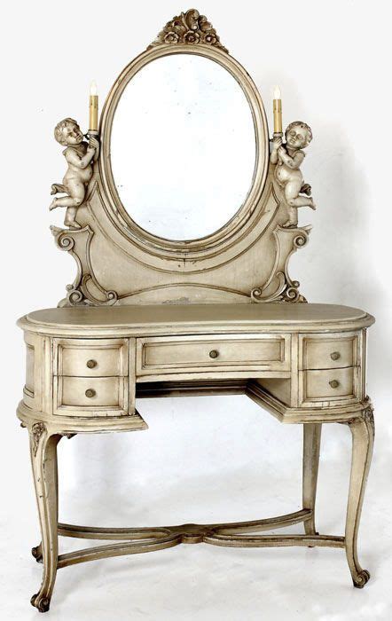 Some ladies prefer to use a vanity in the bedroom, as it is an elegant way to prepare for the day or for an evening's repast. antique vanities for bedrooms - Google Search | Painted ...