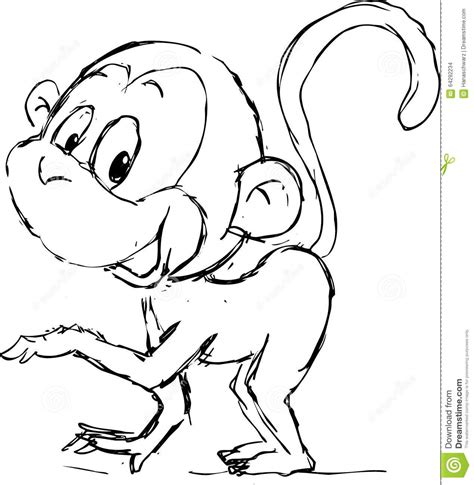 Description:schaltplan from the above resolutions which is part of theelektrische schaltungen zeichnen. Sketch Cute Monkey - Vector Illustration Stock Vector ...