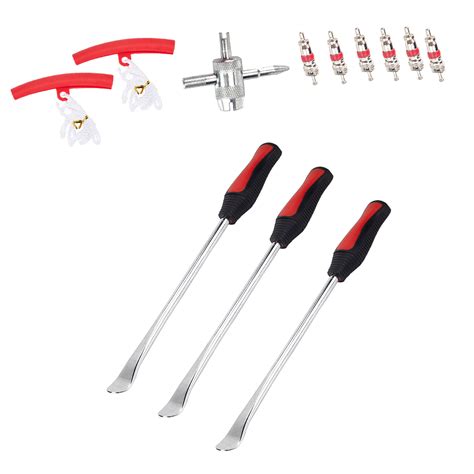 This tire changing tool is an easy to use, portable tool. 12Pcs Tire Spoons Lever Motorcycle Car Dirt Bike Lawn ...