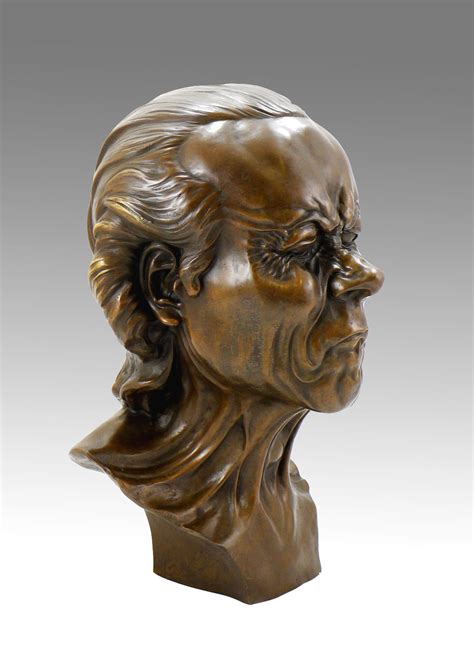 We just learned about the tomb of the countess of cellese by dutch artist mathieu kessels in rome 1828. Franz Xaver Messerschmidt - Character Head - Bronze figure