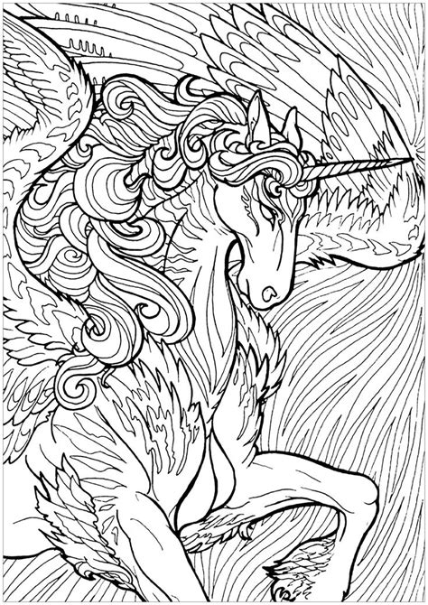 Download Pin on unicorn coloring page
