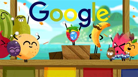 The olympiad pop out on and to celebrate, google is that includes a brand new interactive doodle within the google app for ios and mechanical man a day for consecutive seven days (and they'll all be obtainable for 10 days once that). 2016 Doodle Fruit Games - Day 17