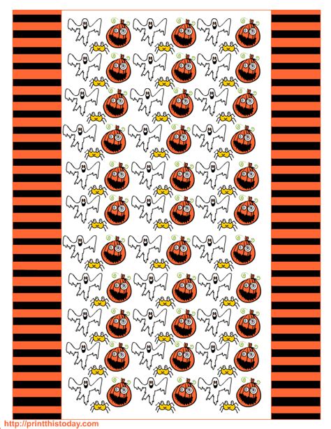 Surprise your dinner guests this thanksgiving with a special treat at dessert time. Free Printable Halloween Candy Wrappers