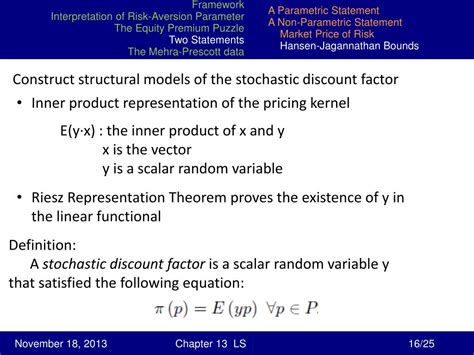 • a term coined by mehra / prescott (1986, 2003) to describe the improbably high risk aversion one must have to own bonds given the immense equity return premium offered by equity markets. PPT - The Equity Premium Puzzle PowerPoint Presentation ...