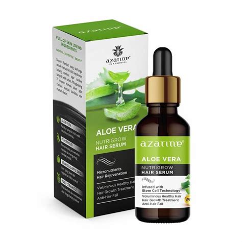 In traditional/herbal treatments and remedies, no hair care product goes without having the more the gel % the better is. Azarine Cosmetics Aloe Vera Hair Serum - Review Female Daily