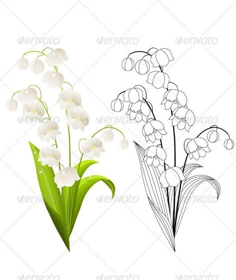 Parfum aus maiglöckchen ist immer etwas ganz besonderes. Lily of the valley. Add "I believe in yesterday" o... - #Add #lily #valley #vector #Yesterday ...