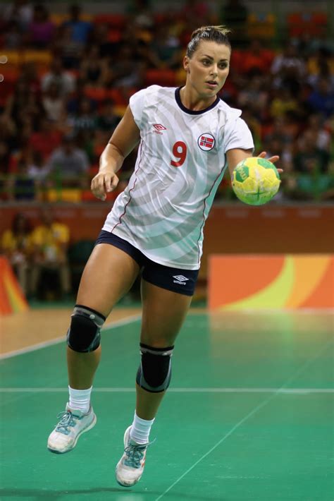 Nora mork of norway controls the ball during the women's handball bronze medal match between netherlands and norway at future arena on day 15 of the rio 2016 olympic games at the future. Nora Mørk Hackett Photos / Nora Mørk Leaked | The ...